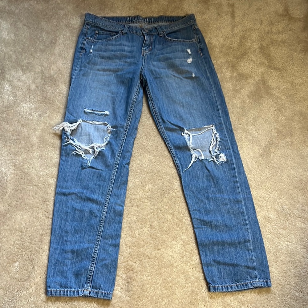 Aeropostale High Rise Boyfriend Jean
